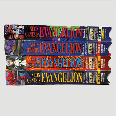 1996 Neon Genesis Evangelion NTSC VHS Set