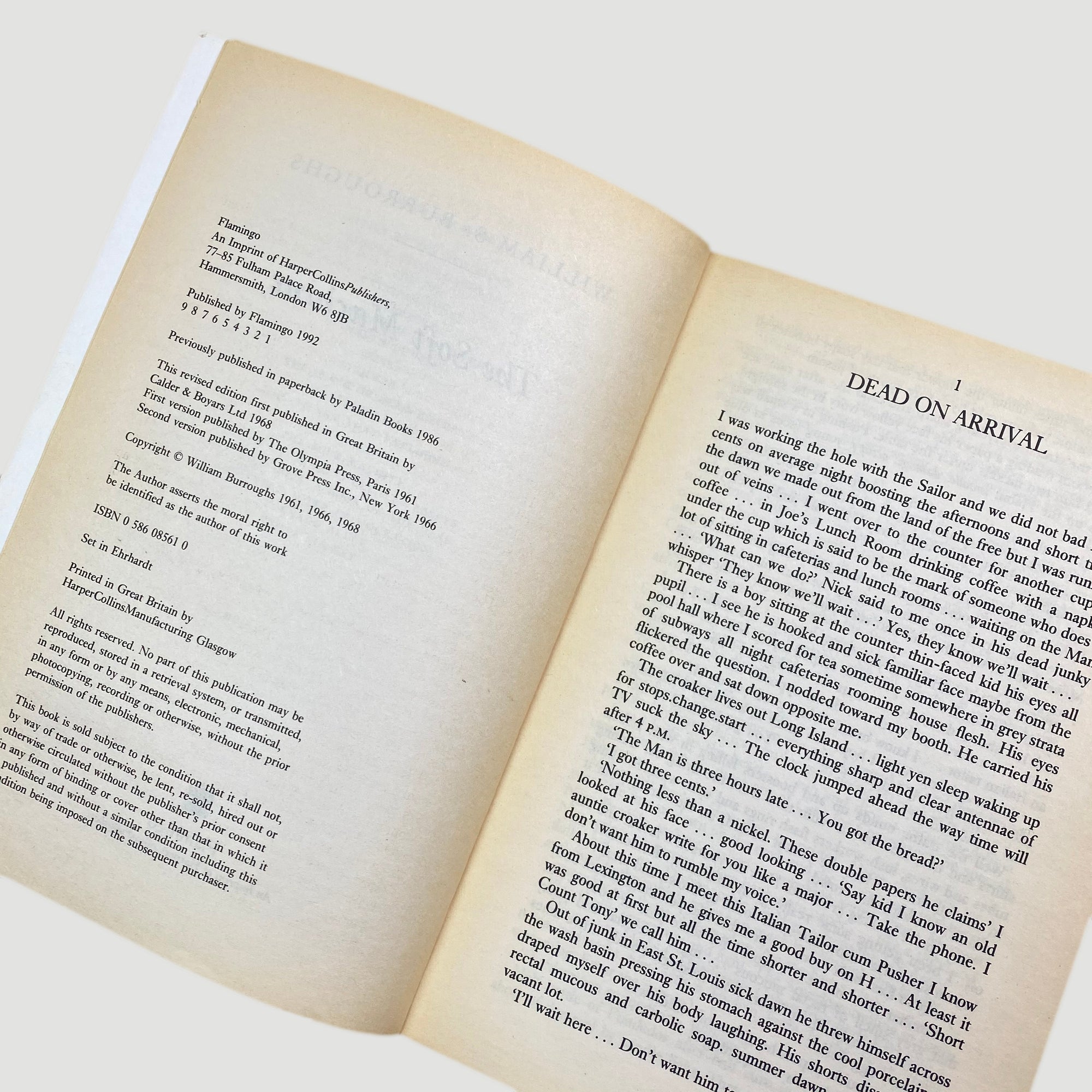 1992 William Burroughs 'The Soft Machine'