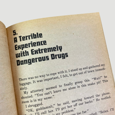1971 Hunter S. Thompson 'Fear and Loathing in Las Vegas' 1st Edition