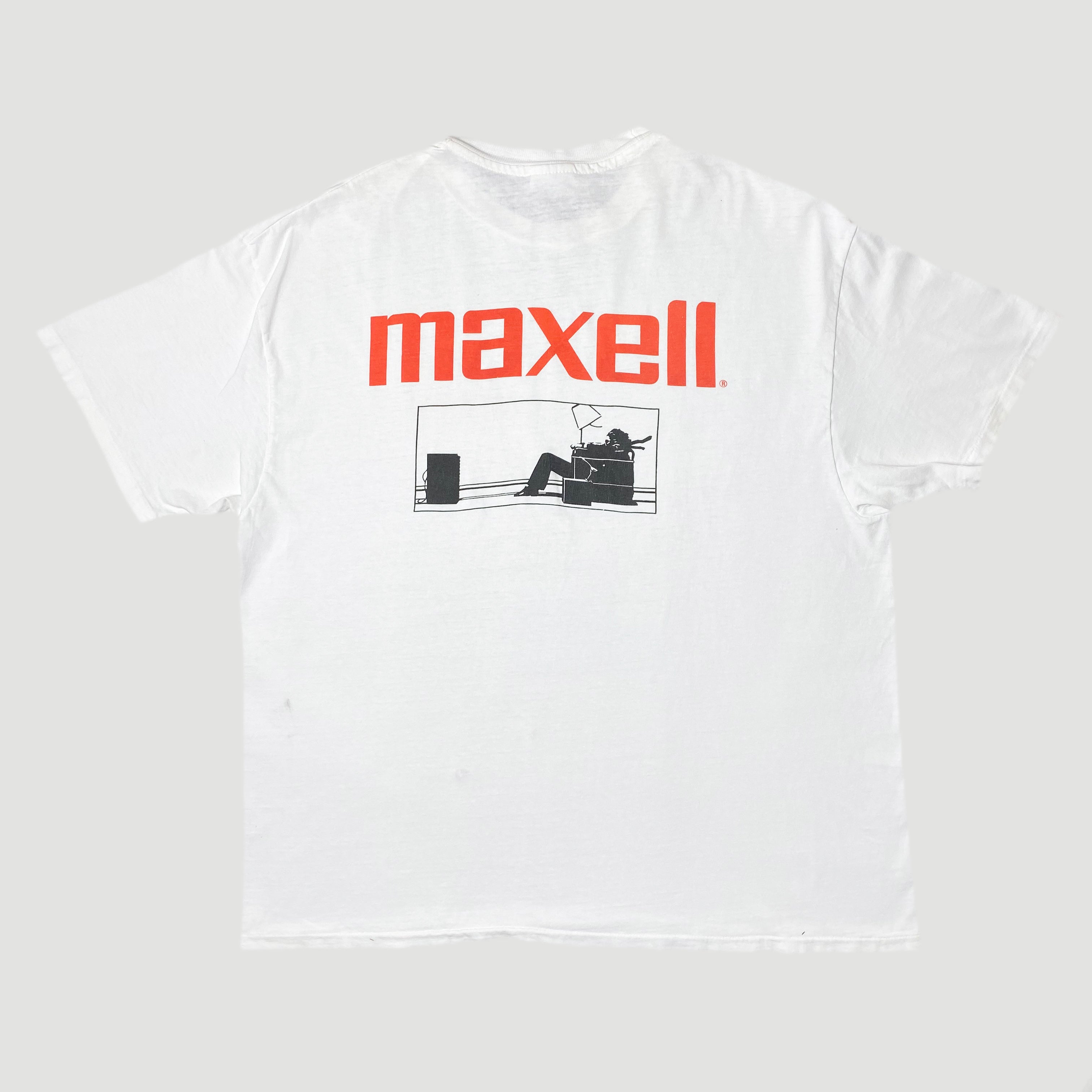「maxell Tシャツ」マクセル ノベルティ Maxell Tシャツ 90s | morals