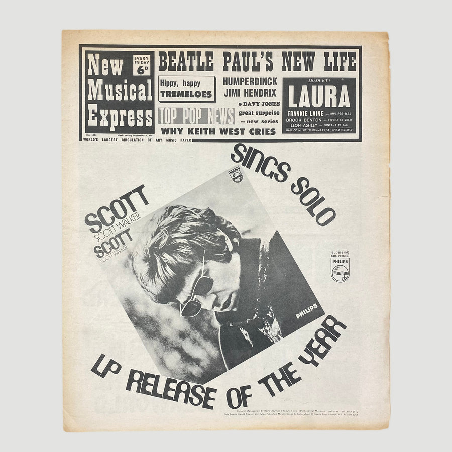 1967 Scott Walker Scott 1 Cover Issue