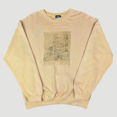 00’s M.C. Escher 'Waterfall' Sweatshirt