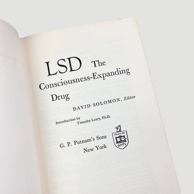 1964 David Soloman 'LSD: The Consciousness-Expanding Drug'
