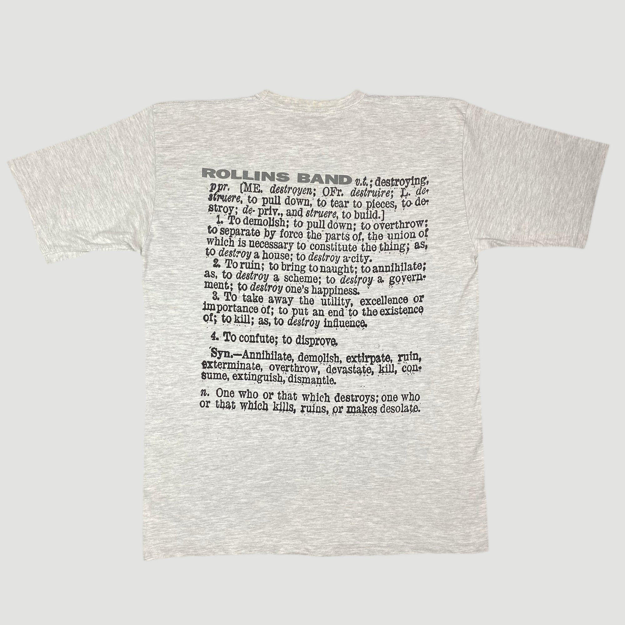 90's Rollins Band 'Search & Destroy' T-Shirt