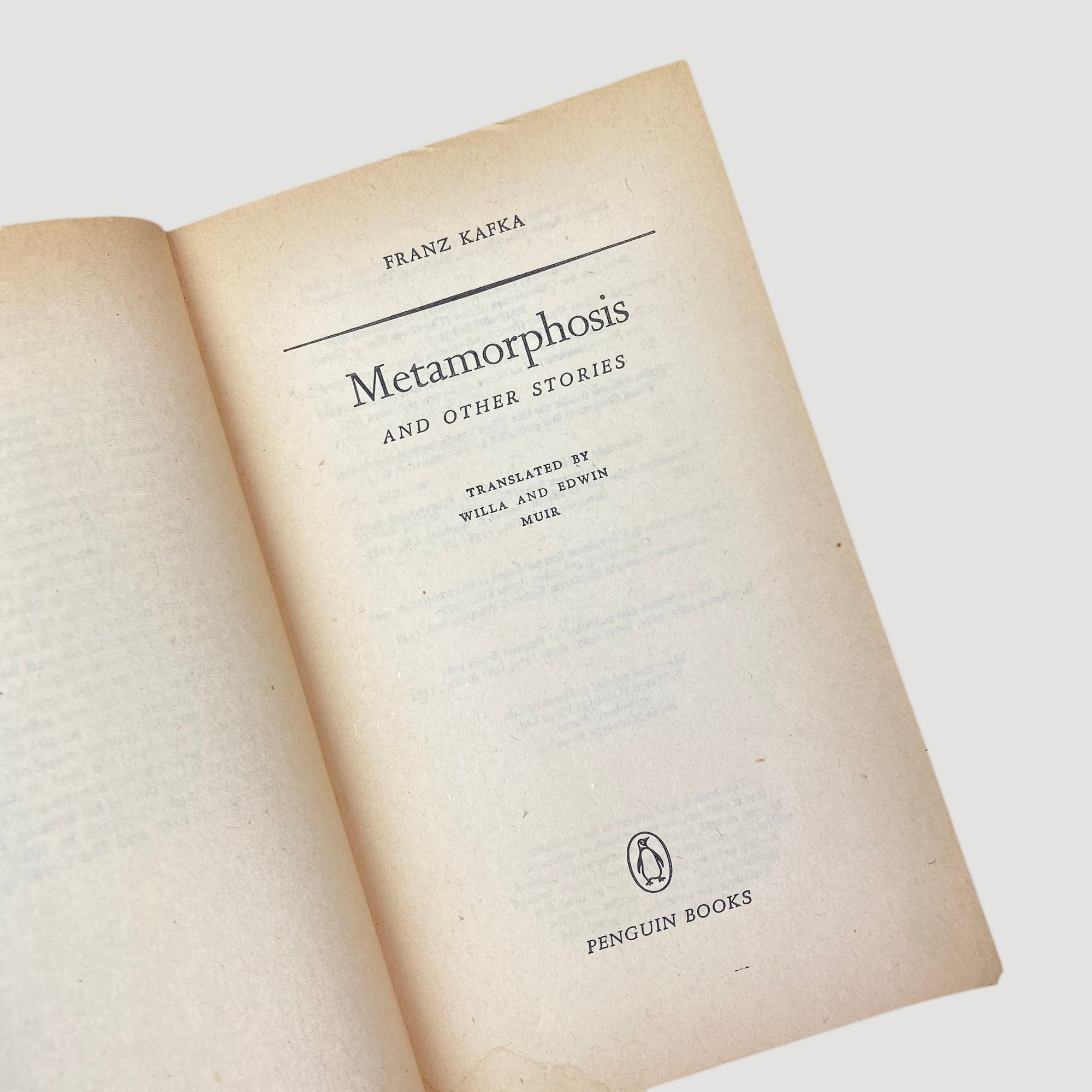 1972 Franz Kafka 'Metamorphosis and Other Stories'