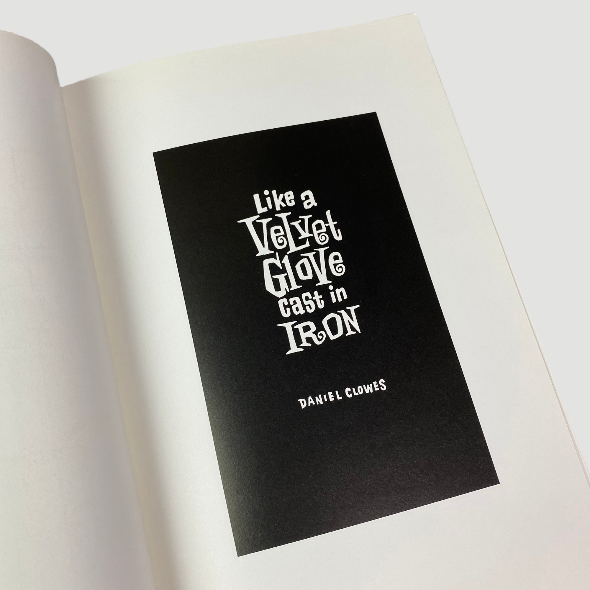 1993 Daniel Clowes Like a Velvet Glove Cast in Iron