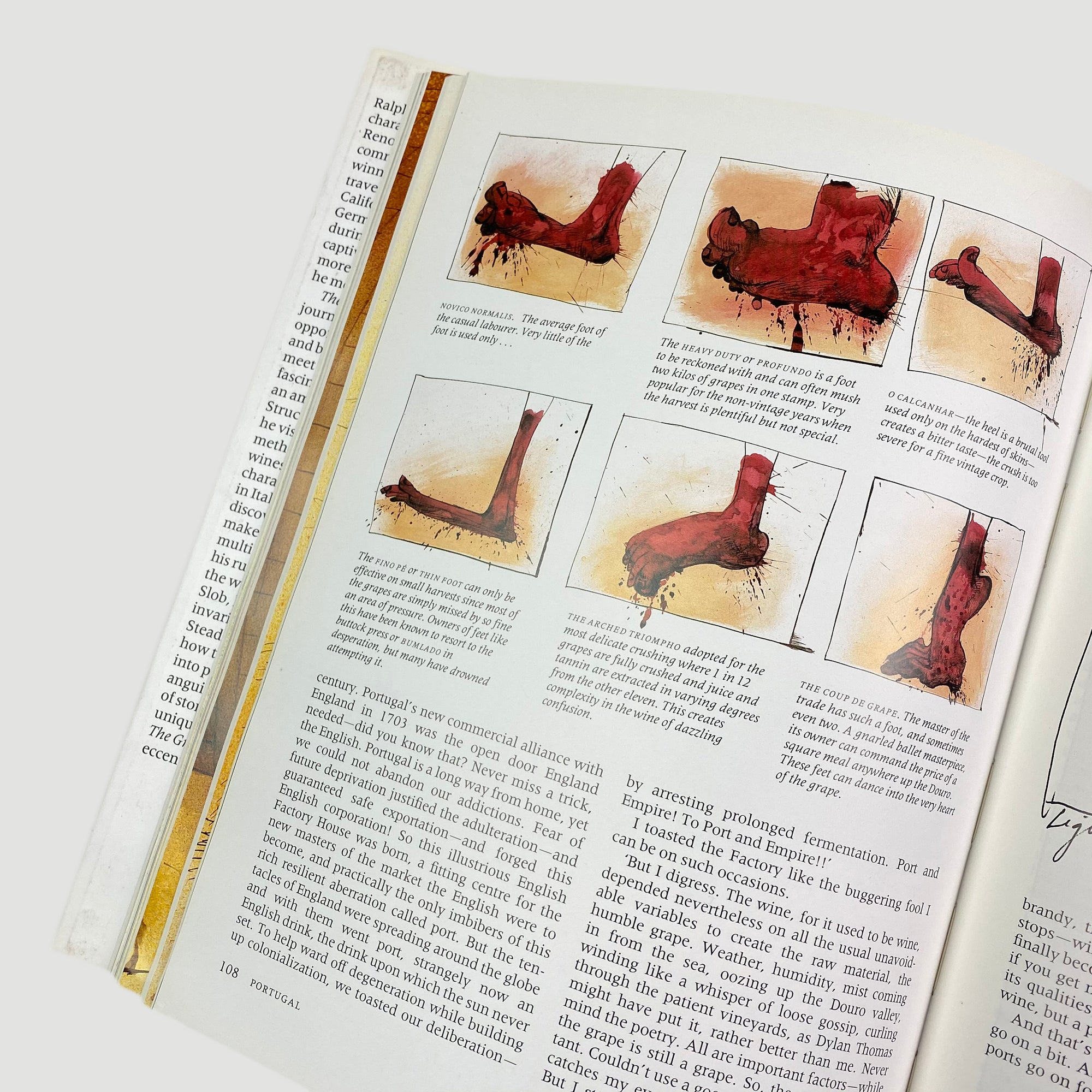 1992 Ralph Steadman 'The Grapes of Ralph: Wine According to Ralph Steadman'