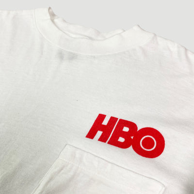 80's HBO Longsleeve Pocket T-Shirt