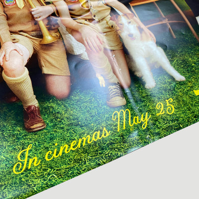 2012 Moonrise Kingdom UK Quad Cinema Poster