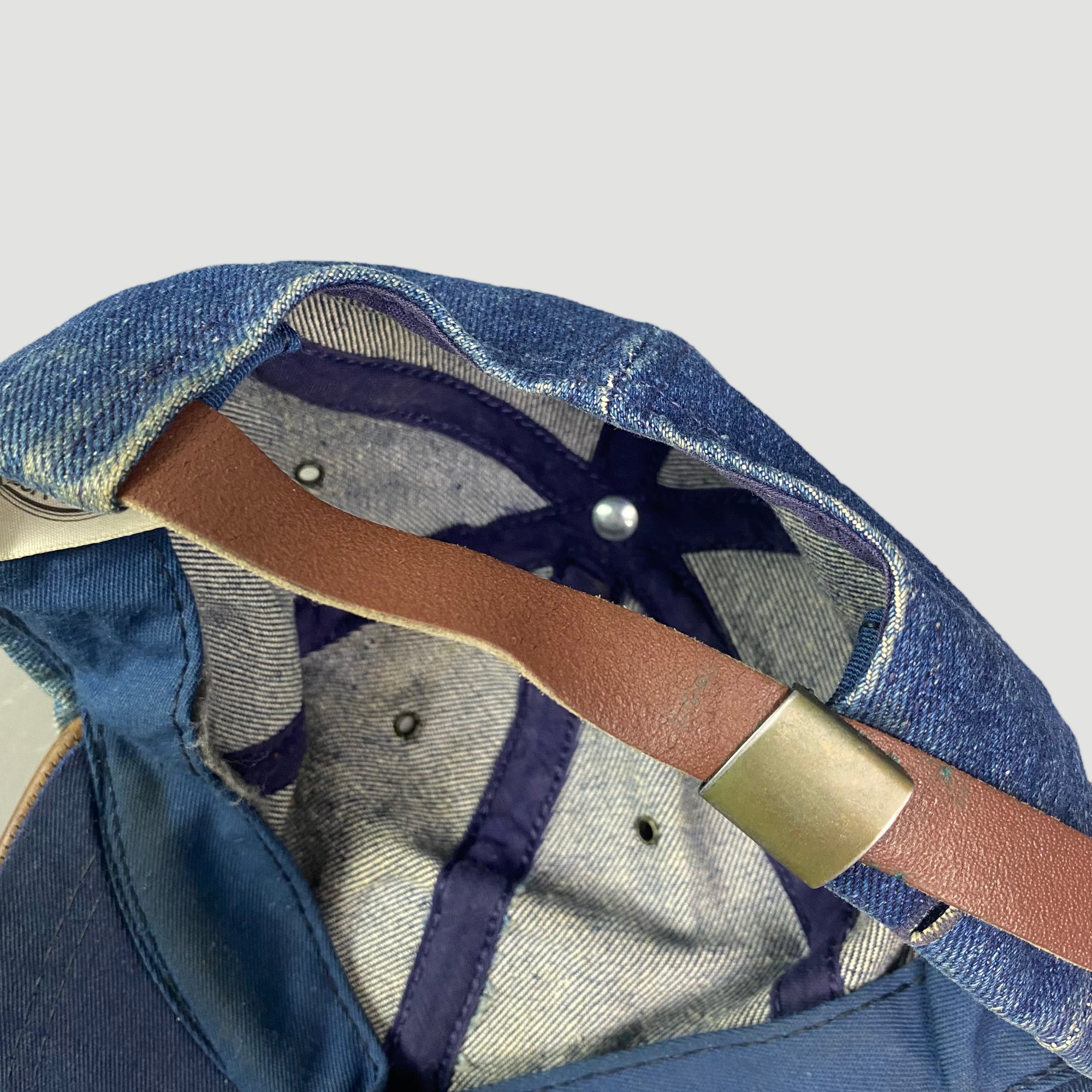 90's Denim CAT Strapback Cap