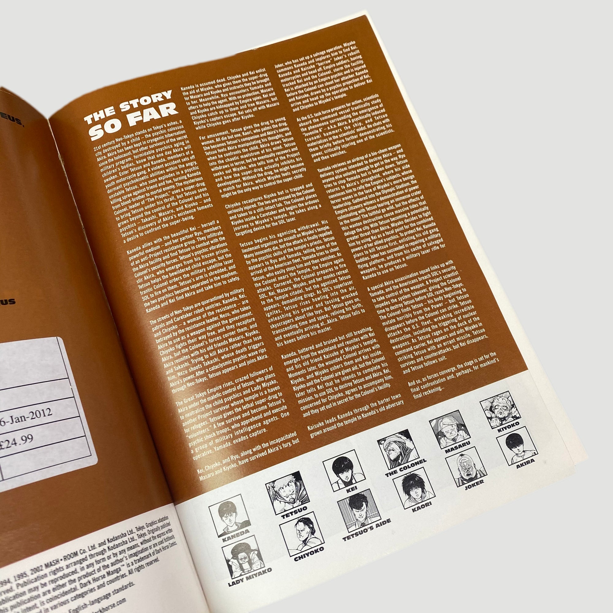 2012 Katsuhiro Otomo 'Akira 6'