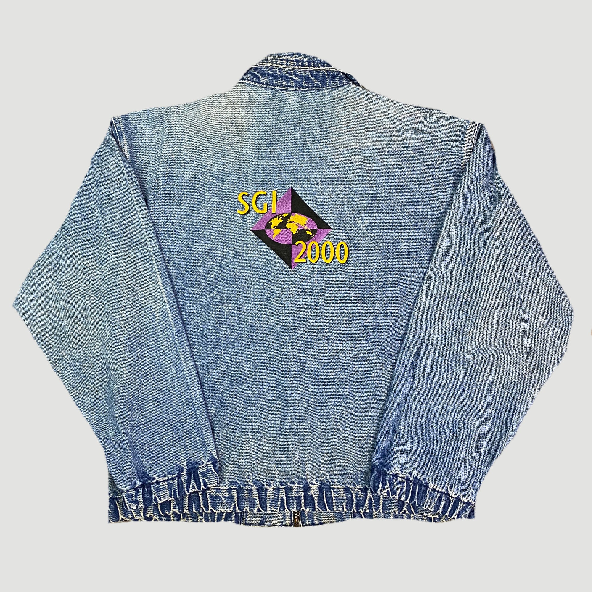 90's Silicon Graphics Denim Zipper Jacket