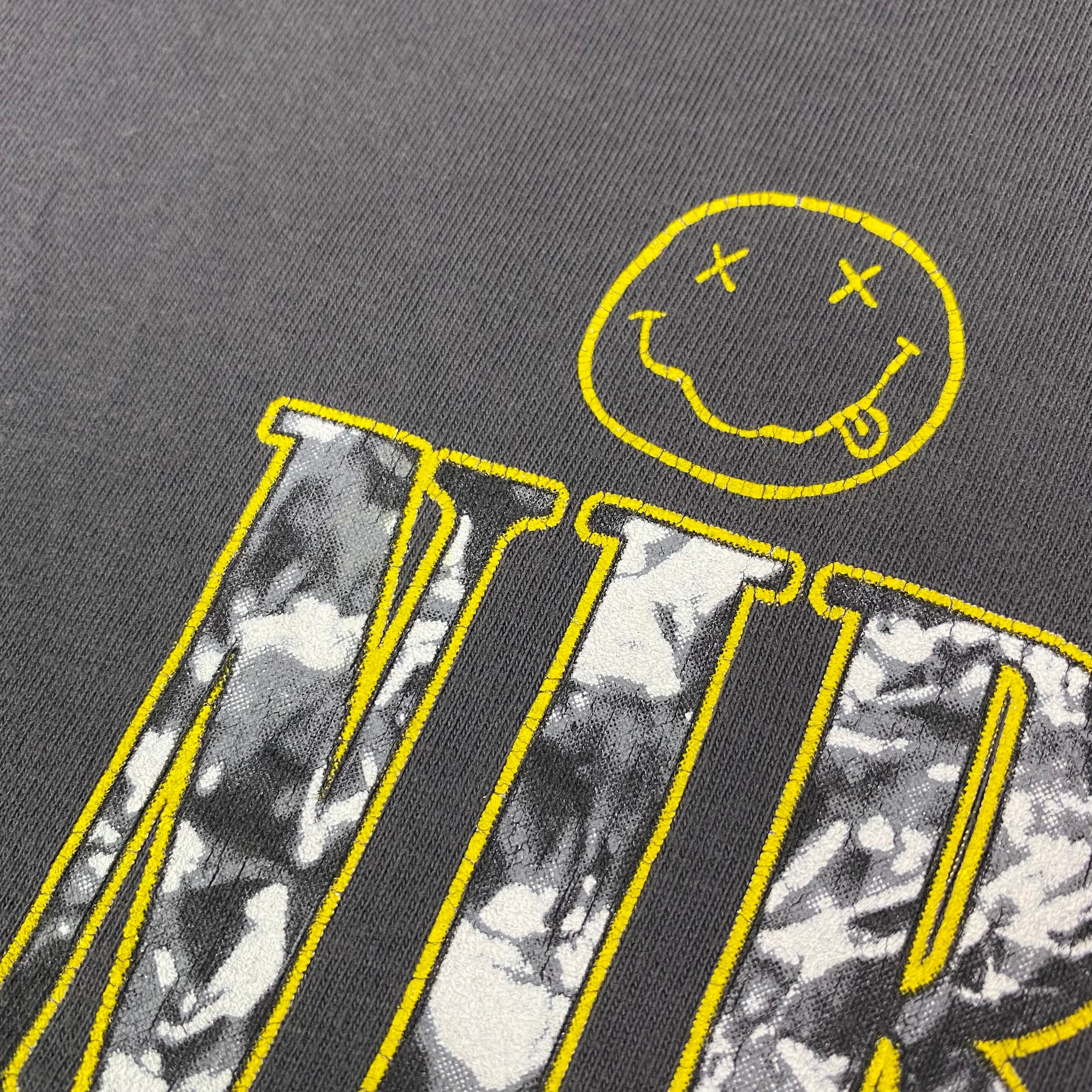 1997 Nirvana Logo Smiley T-Shirt