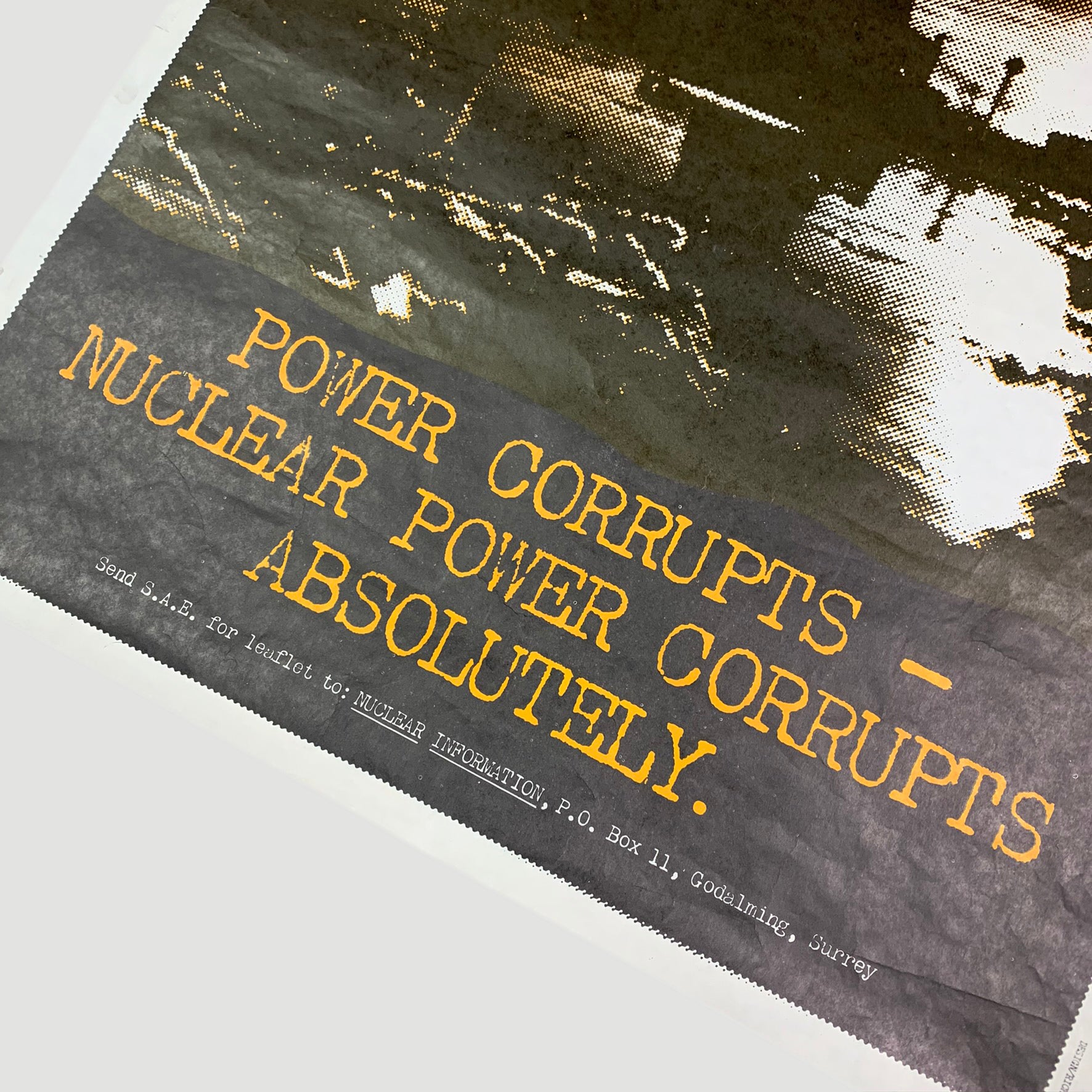 00's Nuclear Power Warning Poster