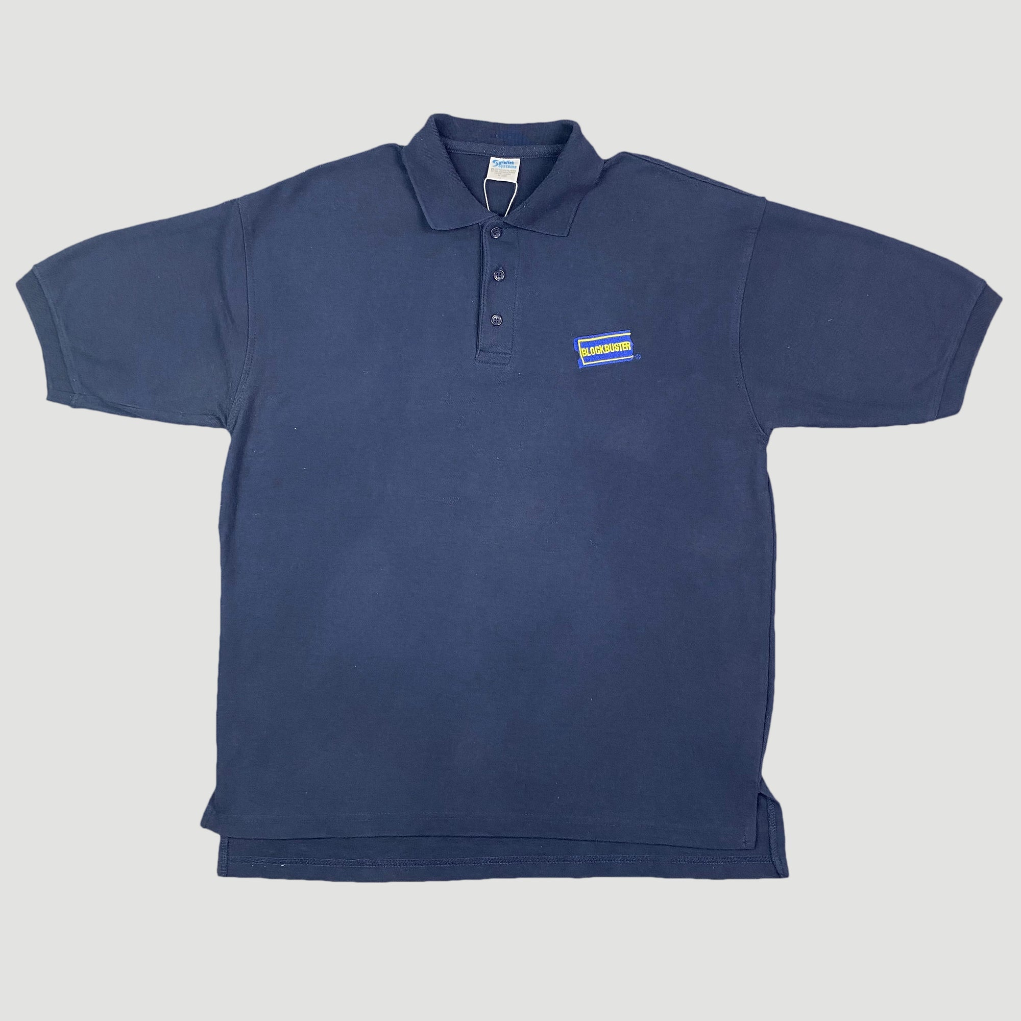 Mid 90's Blockbuster Video Staff Polo Shirt