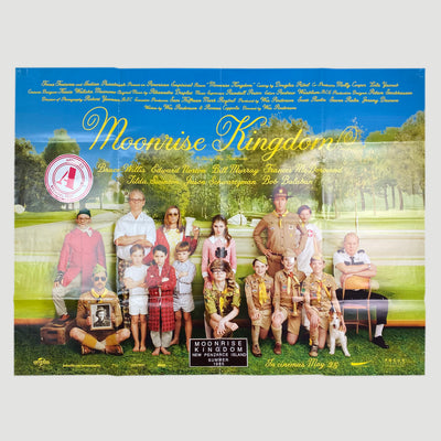 2012 Moonrise Kingdom UK Quad Cinema Poster