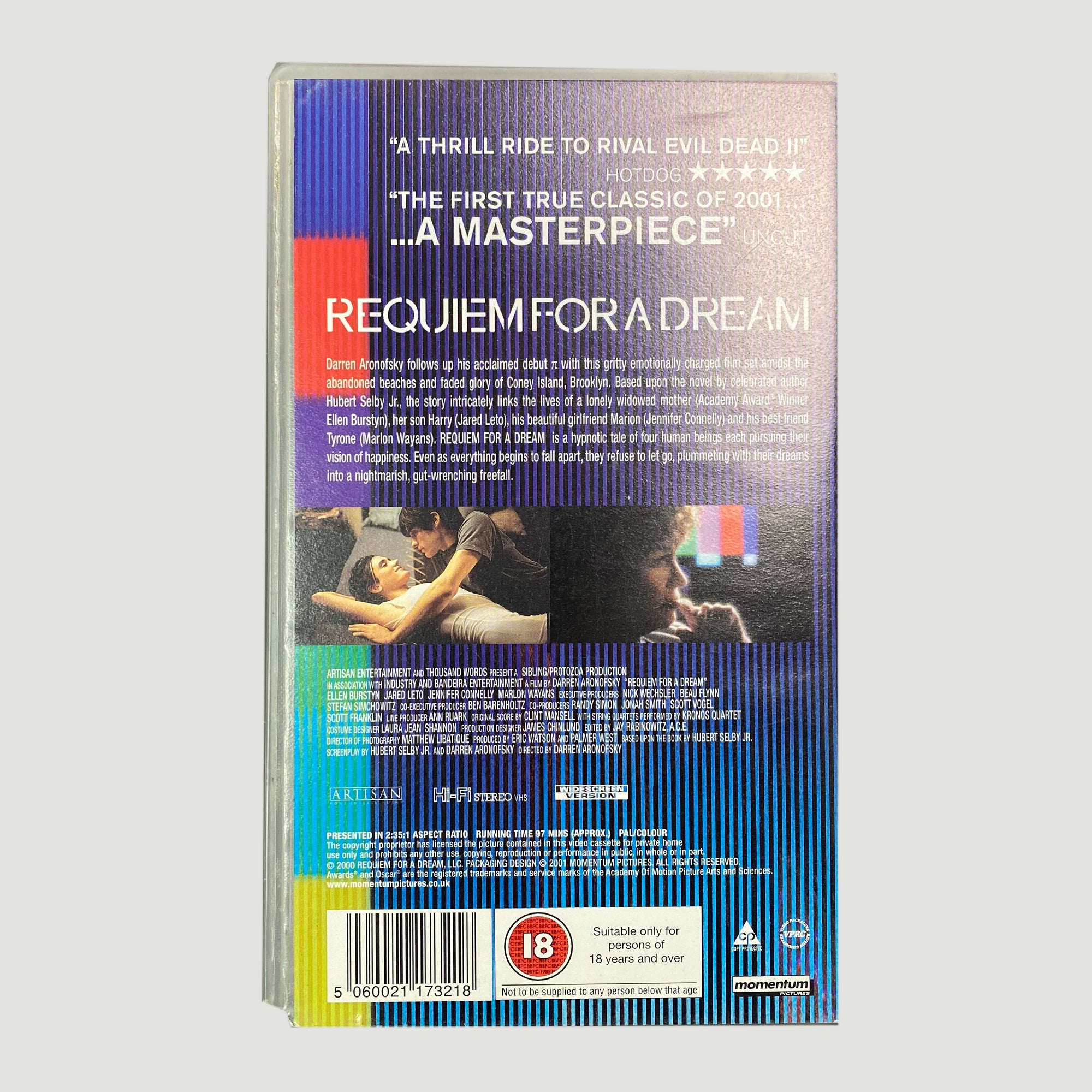 2001 Requiem For A Dream VHS