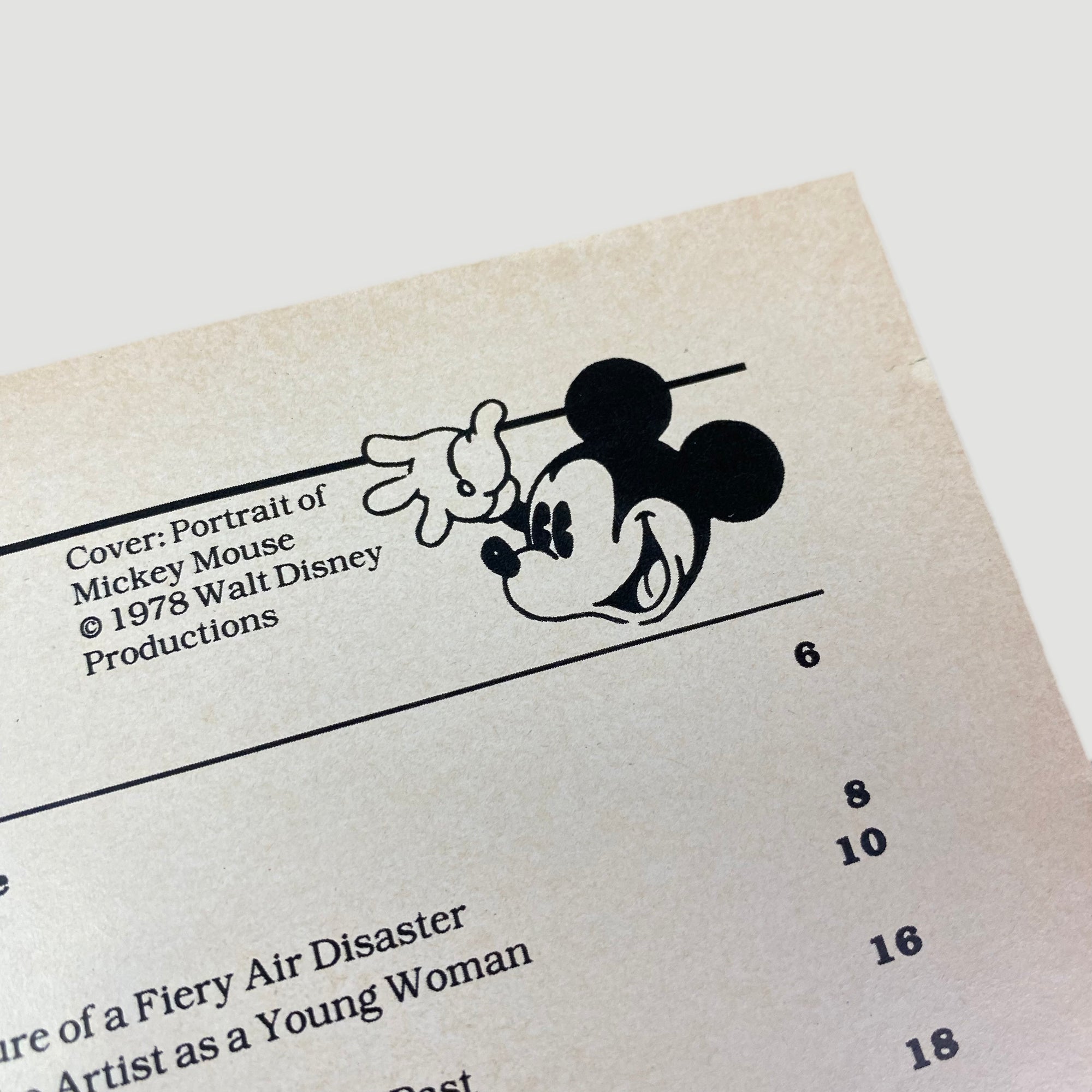 1978 Life Magazine 'Mickey Mouse Infinity' Issue