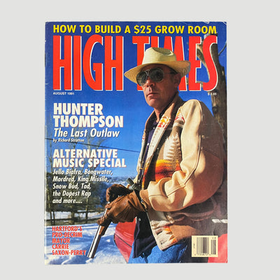 1991 High Times Hunter S Thompson Cover Issue