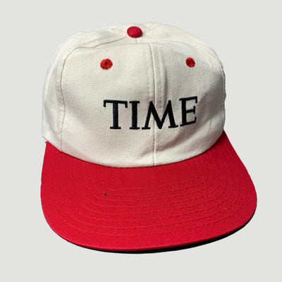 90's Time Magazine Logo Snapback Cap