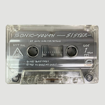 1987 Sonic Youth 'Sister' Blast First Cassette