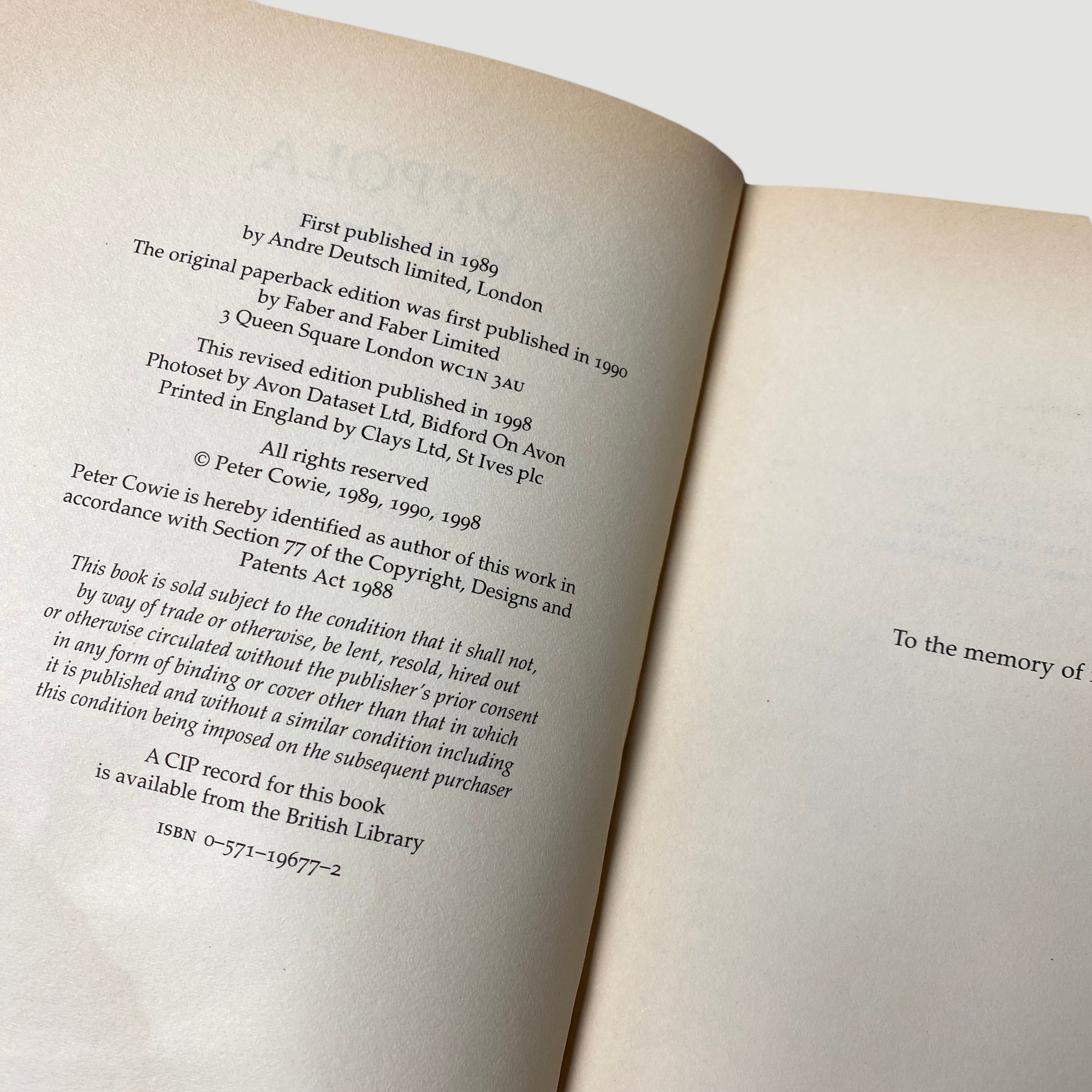 1998 Peter Cowie 'Coppola'