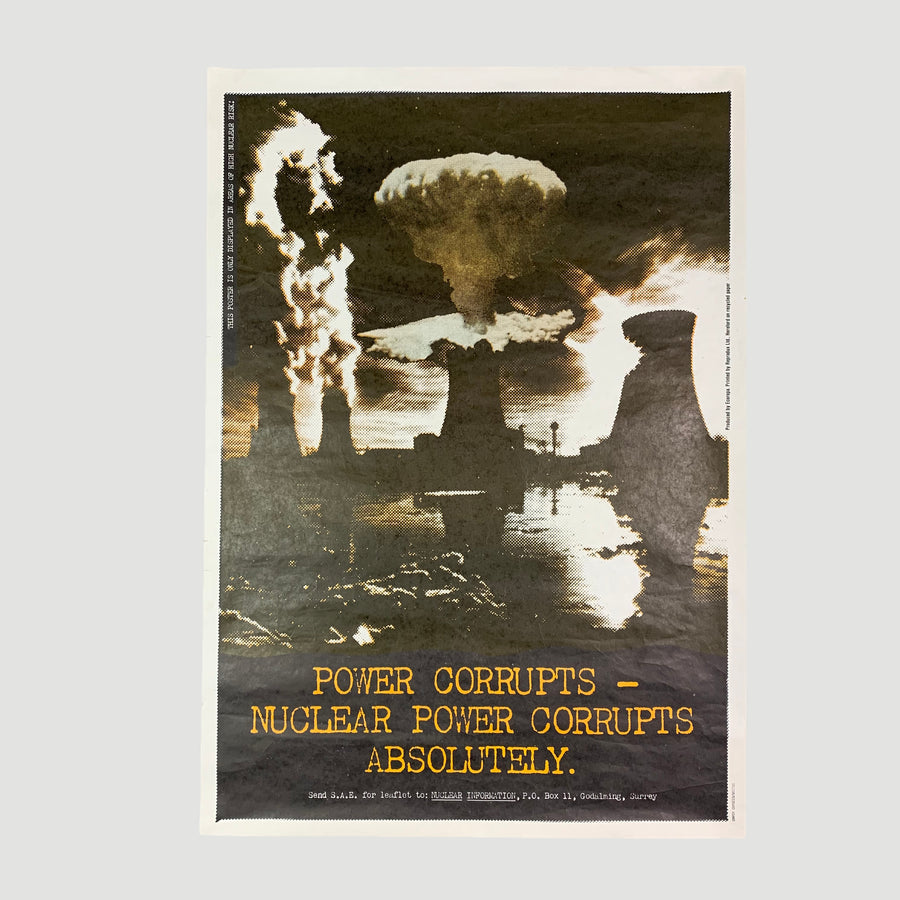 00's Nuclear Power Warning Poster
