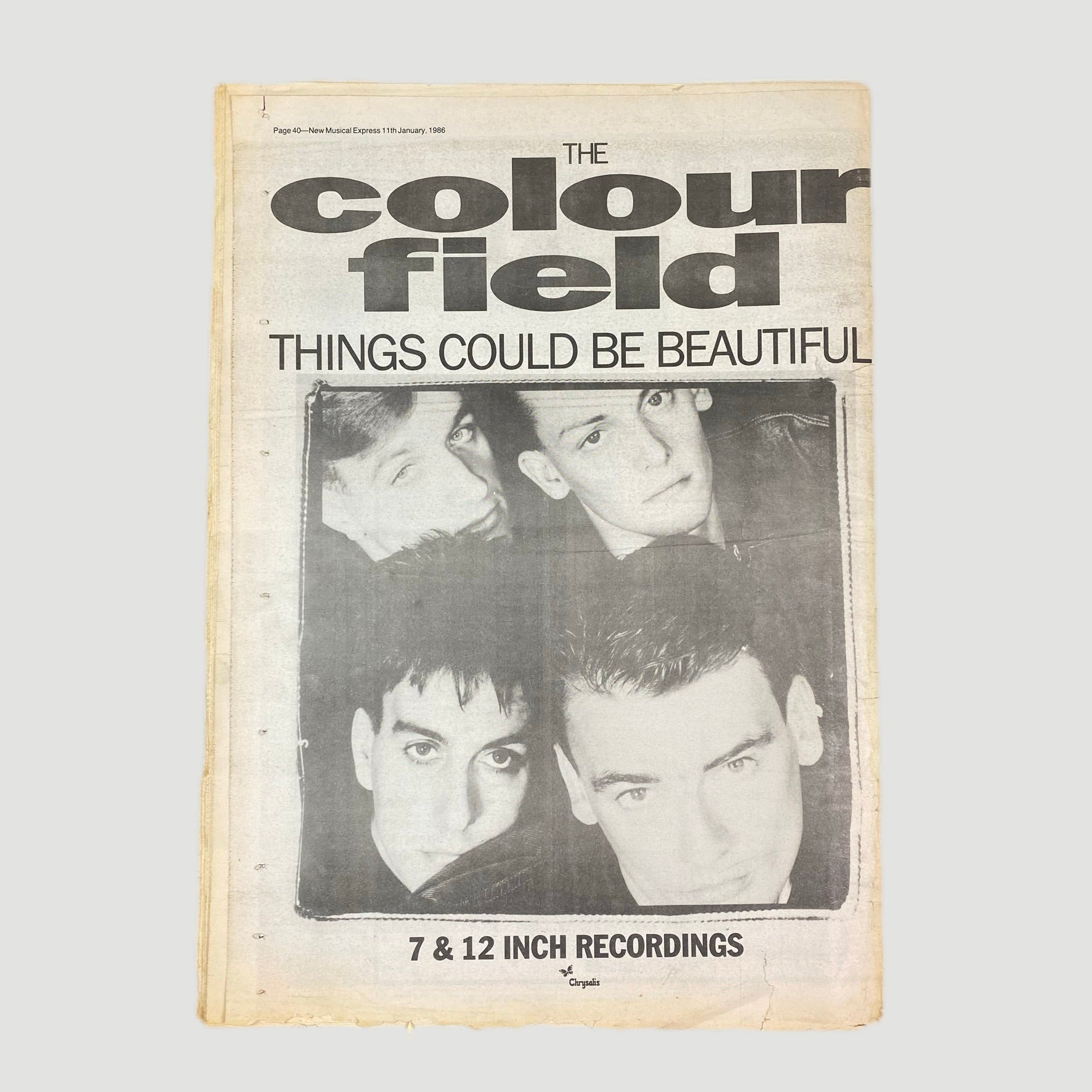 1986 NME Magazine Andy Warhol/Debbie Harry Issue