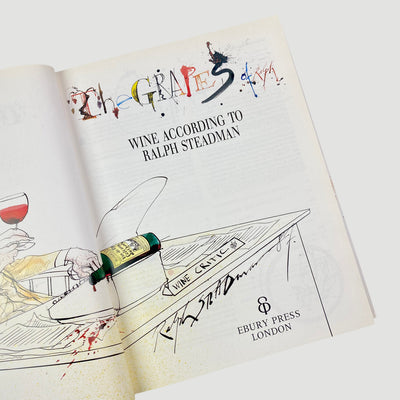 1992 Ralph Steadman 'The Grapes of Ralph: Wine According to Ralph Steadman'