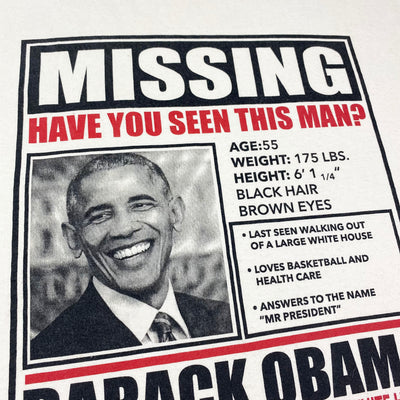 2017 Missing Obama T-Shirt