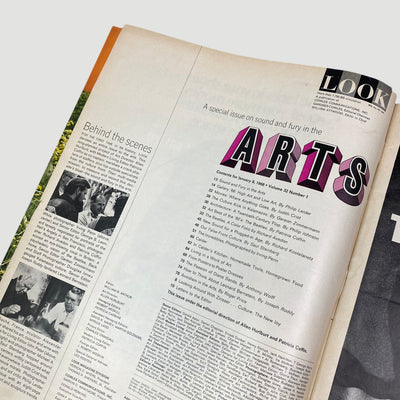 1968 Look Magazine The Beatles & Richard Avedon (with Poster)