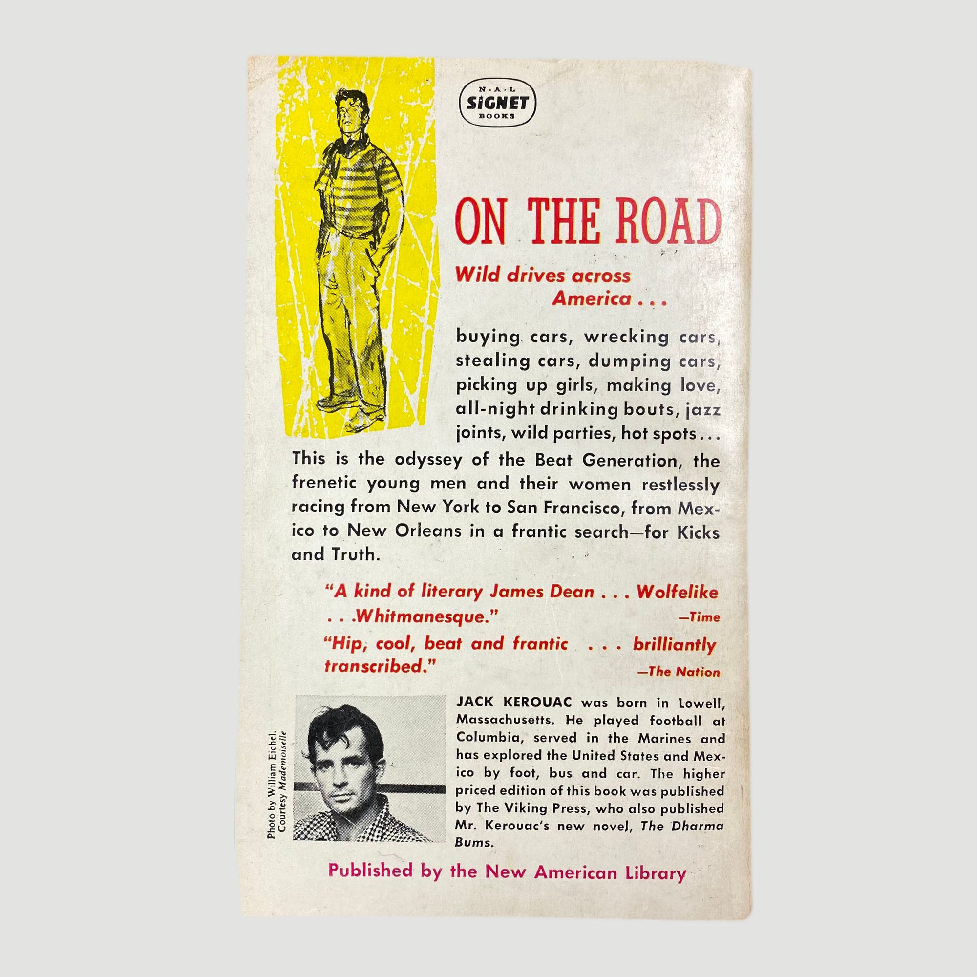 1958 Jack Kerouac 'On The Road' US 1st softcover