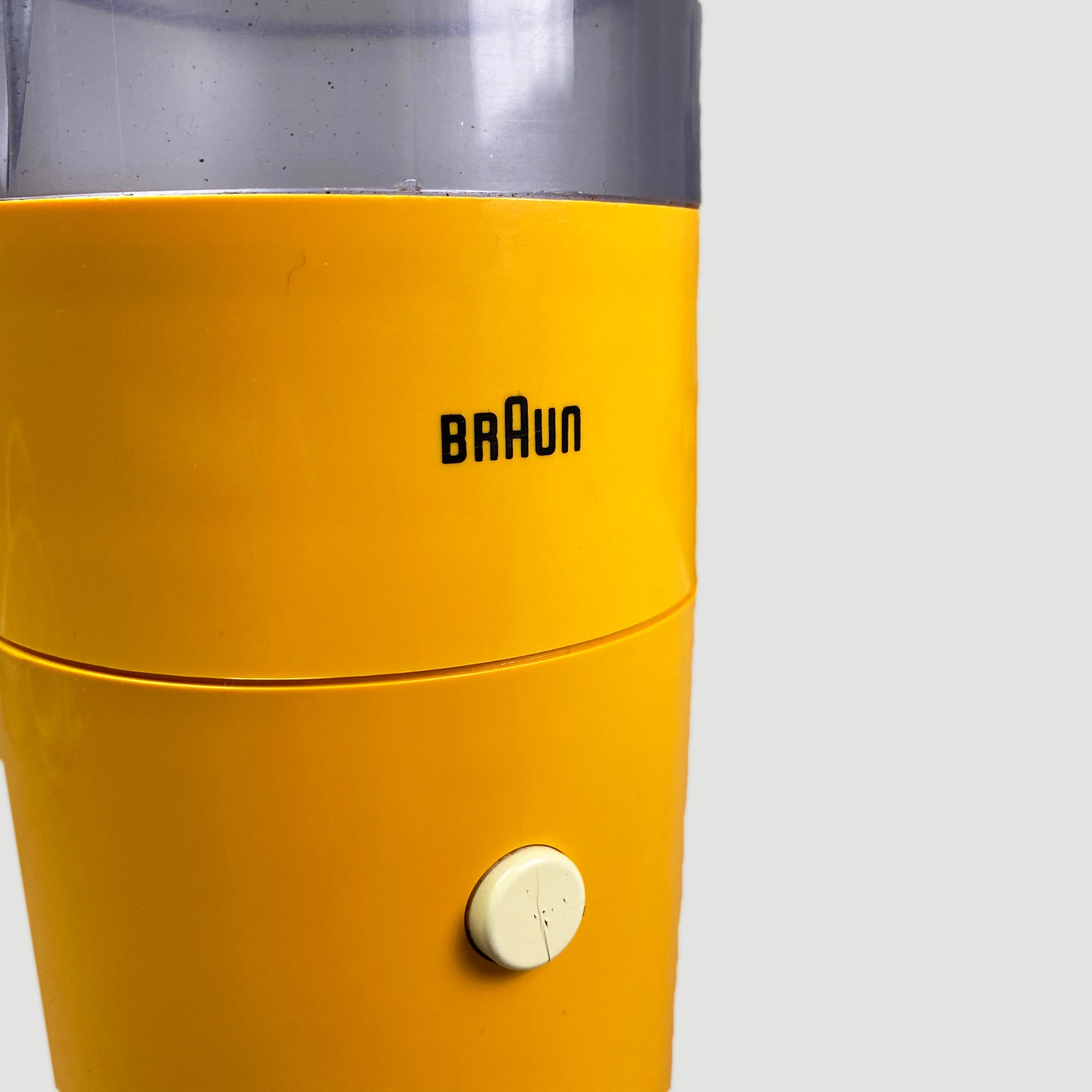 Braun KSM Coffee Grinder 1/11 designed by Reinhold Weiss, 1967. Yellow. –  falsotecho