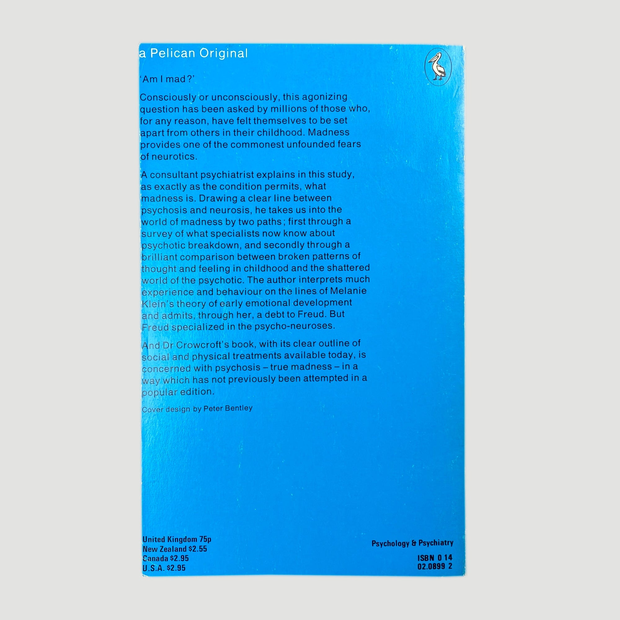 1975 Andrew Crowcroft 'Understanding Madness'