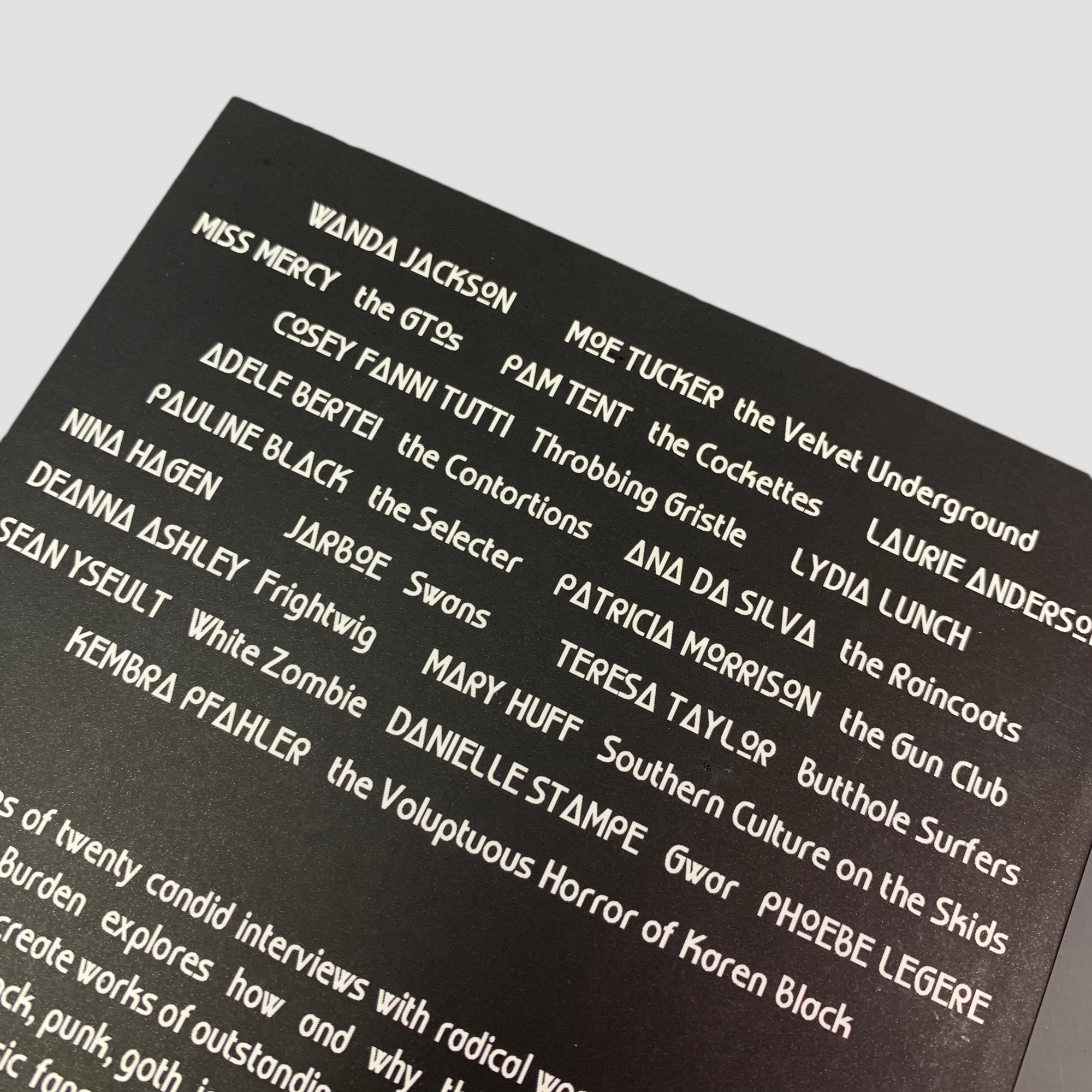 2010 Zora Von Burden 'Women of the Underground: Music: Cultural Innovators Speak for Themselves'