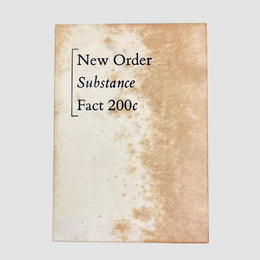 1987 New Order 'Substance' 2 x Cassette Box Set