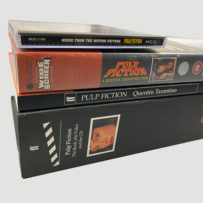 1995 Pulp Fiction Collectors UK Boxset (VHS, CD & Book)