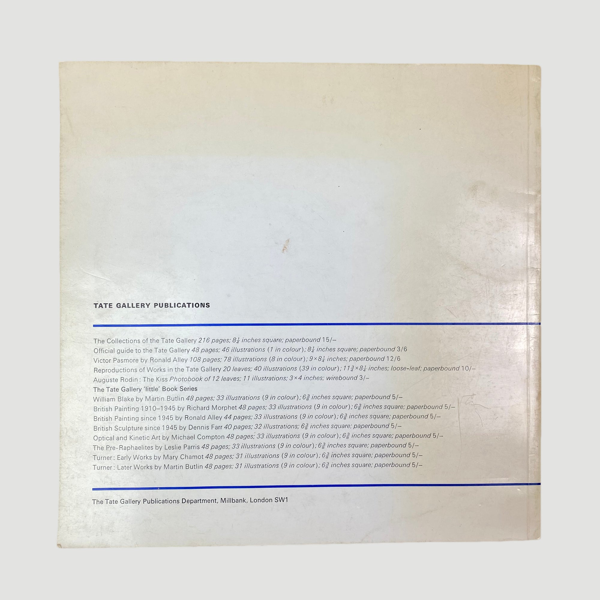 1968 Tate Gallery 'Roy Lichtenstein'