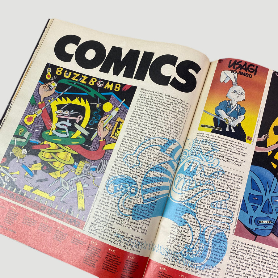 1988 Spin Magazine Matt Groening/Comics Issue