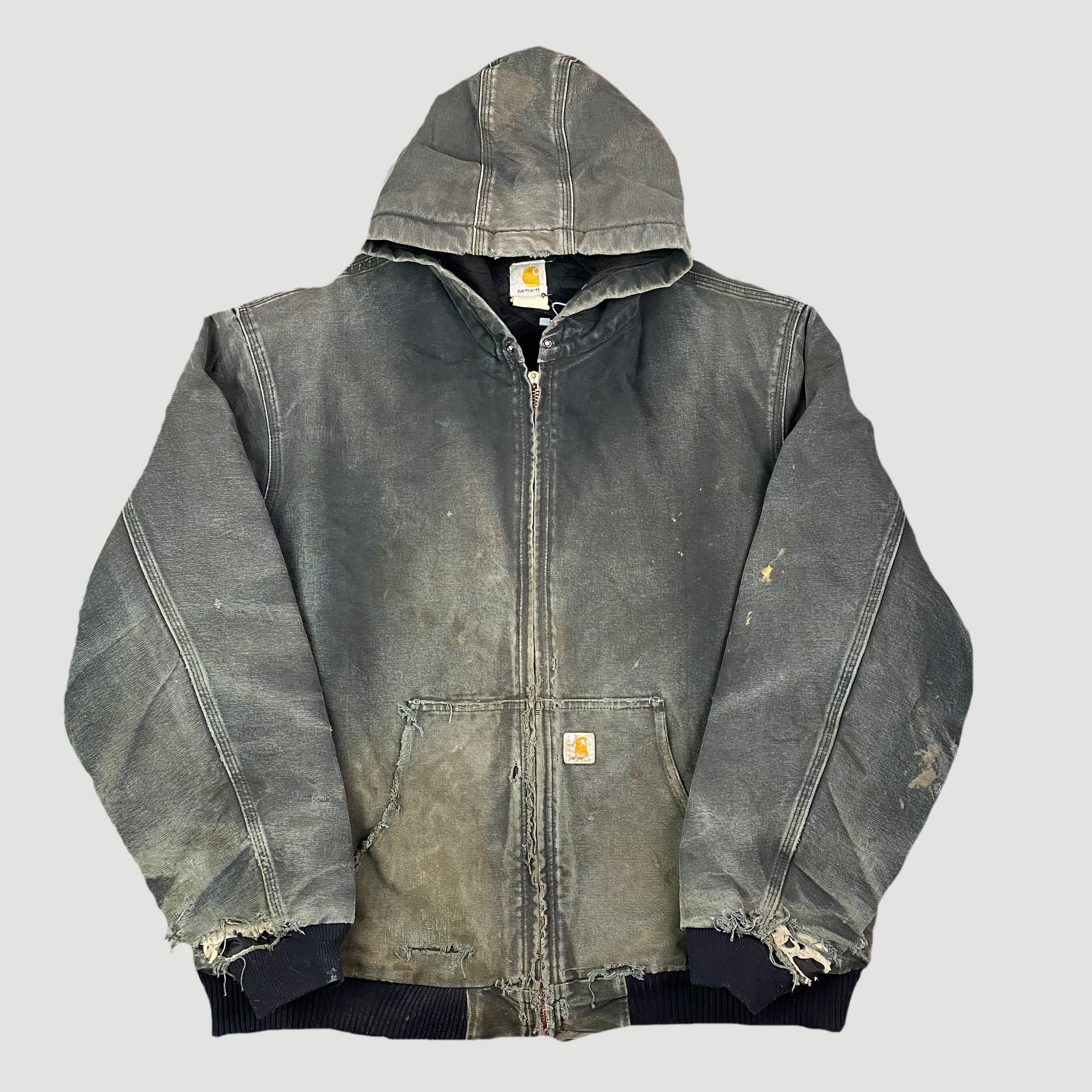 Carhartt hooded work clearance jacket