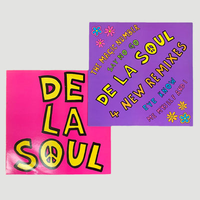 1989 De La Soul Singles 'Me Myself And I' + 'The Magic Number Remixes' 12" Double Pack