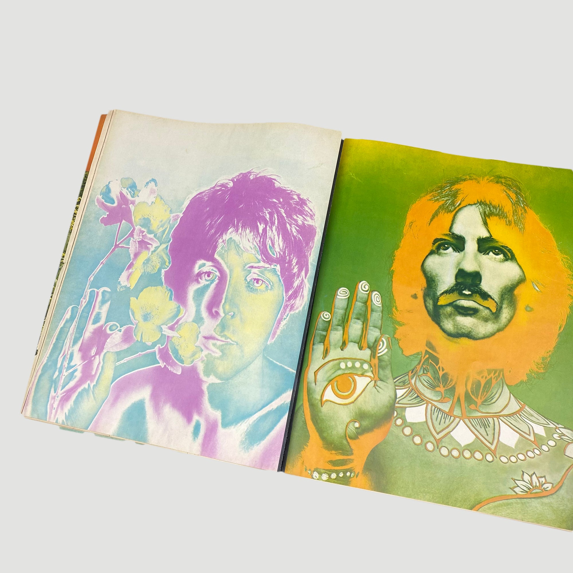 1968 Look Magazine The Beatles & Richard Avedon (with Poster)