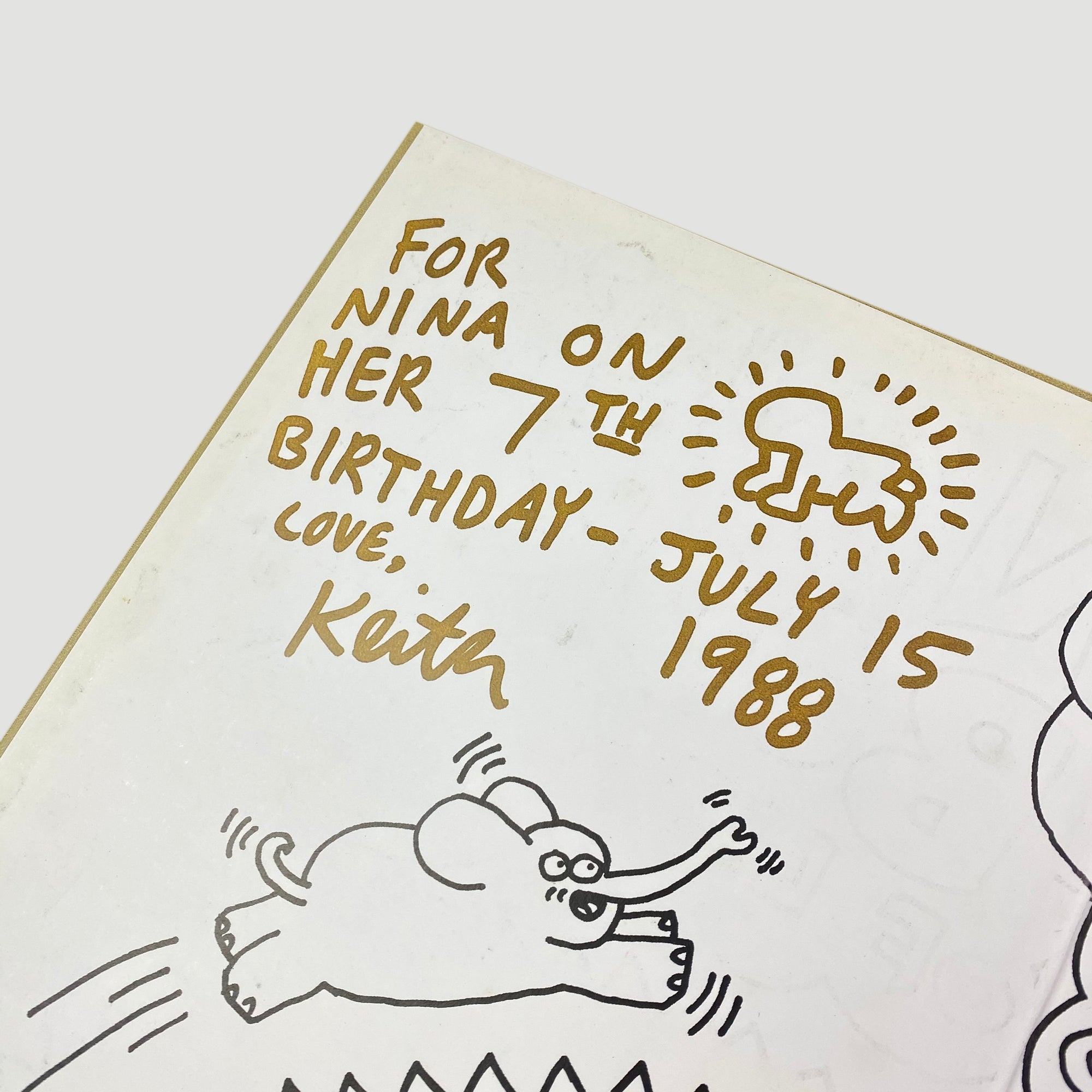 1994 'Nina's Book of Little Things' Keith Haring