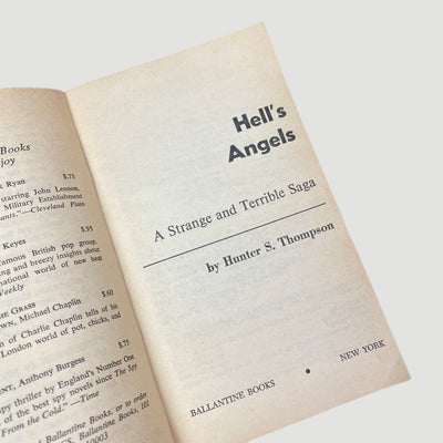1967 Hunter S. Thompson 'Hells Angels'