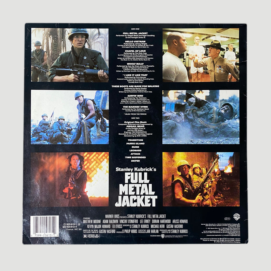 1987 Full Metal Jacket Original Soundtrack LP