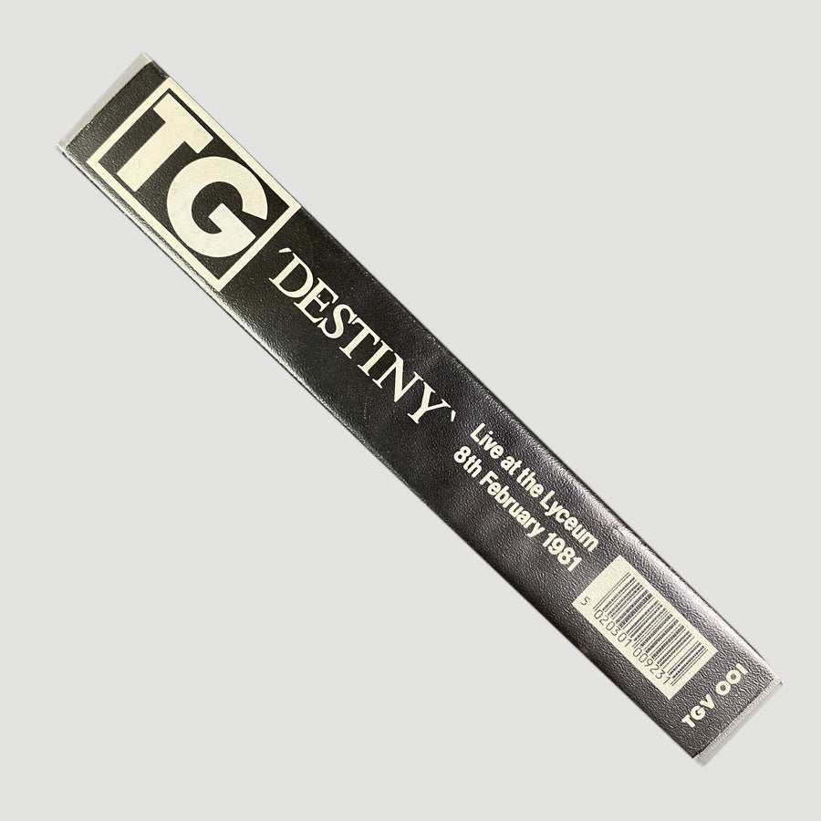 1990 Throbbing Gristle 'Destiny (Live At The Lyceum 8th February 1981)' VHS