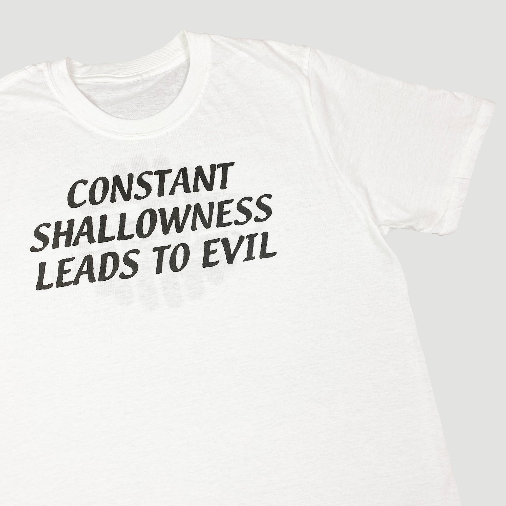00's Coil 'Constant Shallowness Leads to Evil' T-Shirt