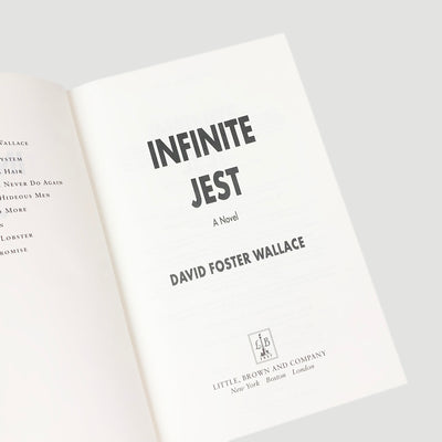 1996 David Foster Wallace 'Infinite Jest' First Edition