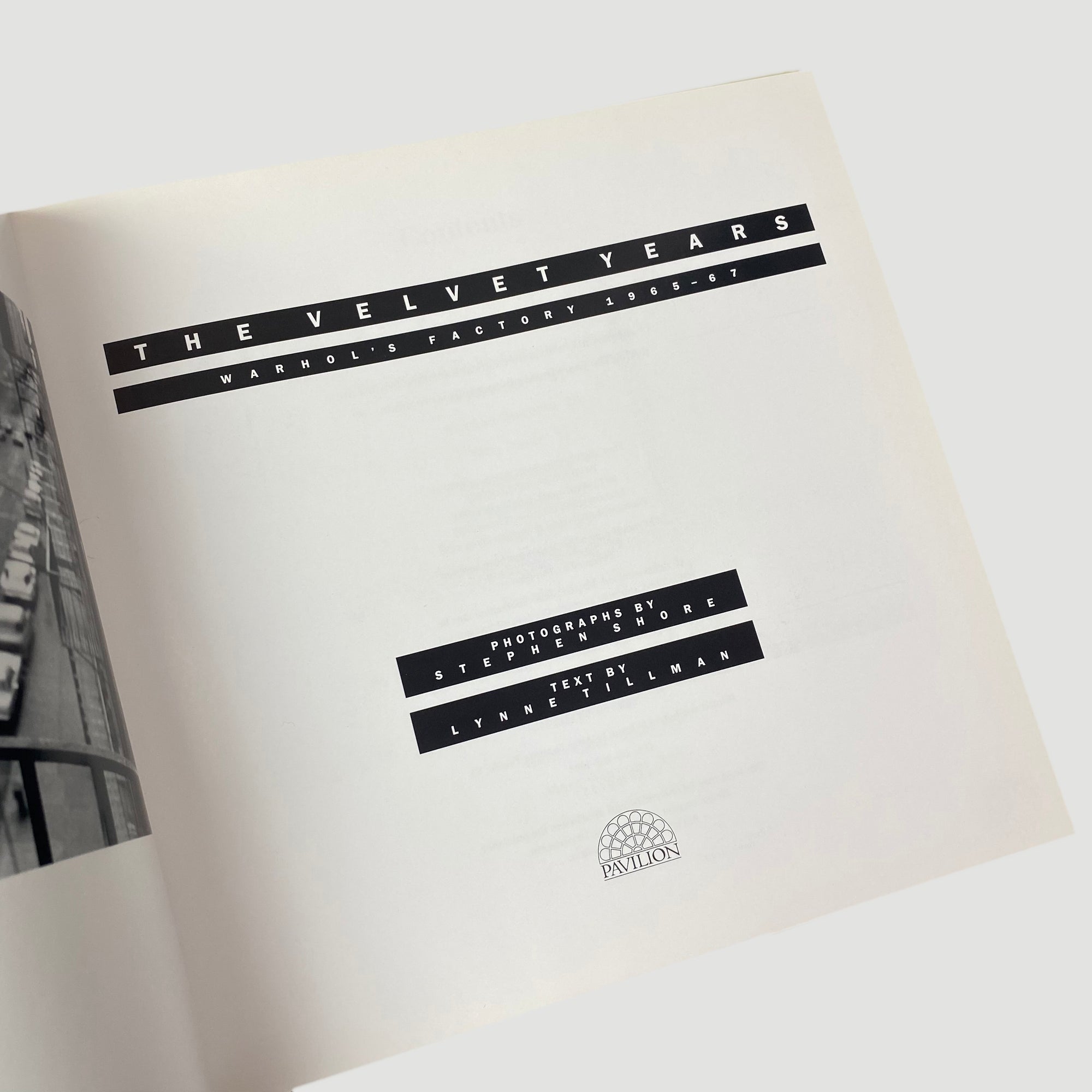 1995 Stephen Shore 'The Vevlet Years 1965-1967: Warhol's Factory'