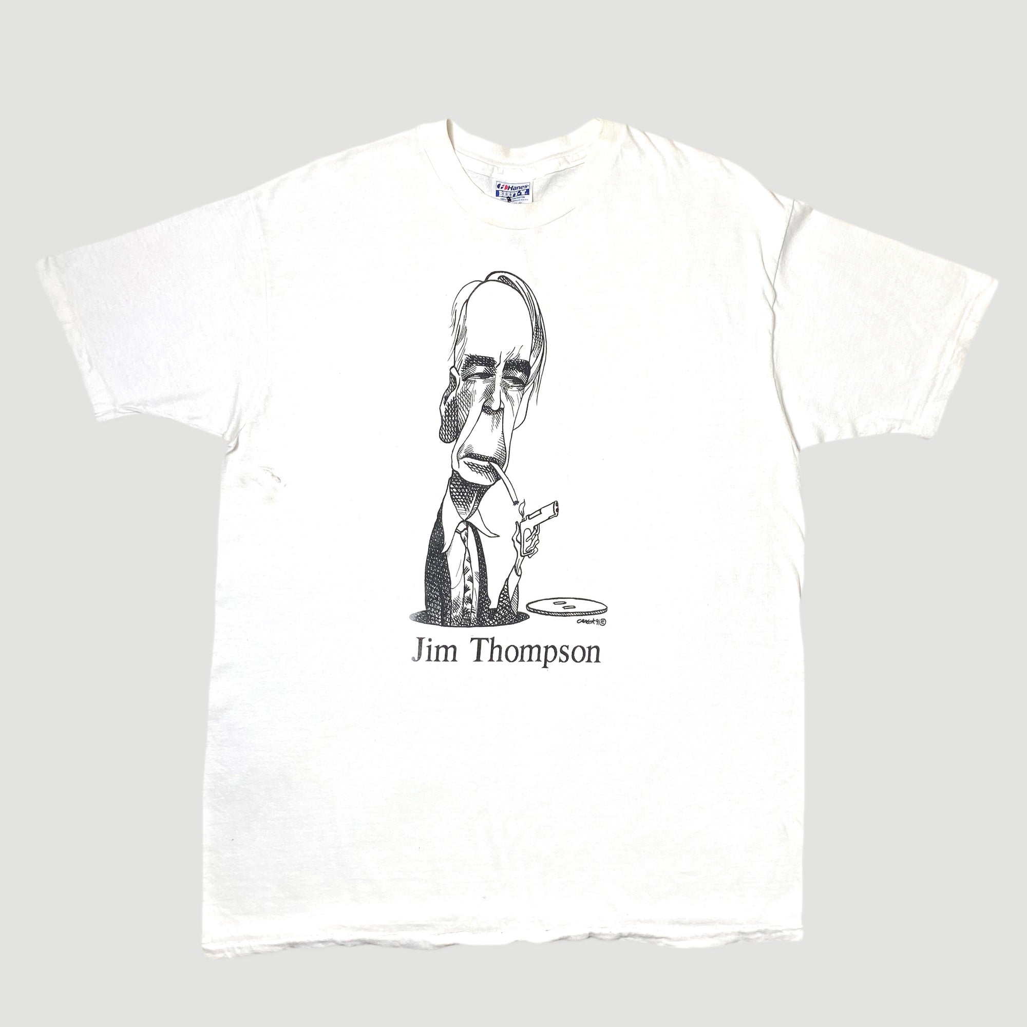 ②90s Largely literary 偉人tee Hanes Beefy